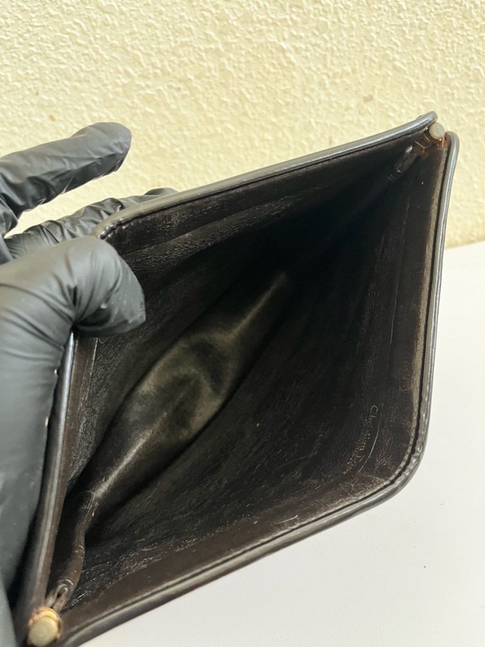 Dior Monogram Canvas Clutch in Brown - Picture 6 of 13